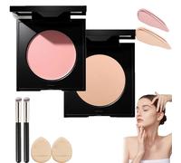 Luminance Under Eye Brightener, Eye Brightener Powder, Conceal, Brightens, Effectively Cover Dark Circles, Moisturize and Blend for Smooth, Radiant & Refreshed Look (01+03)