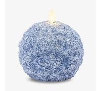 Luminara - Flameless Holiday Crystal Beads Glitter Sphere Candle - Spring Lake - Pack of 1-4x4.25 - Auto Timer Built-in 5-Hour Timer Indoor Use