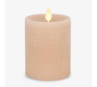 Luminara - Flameless LED Battery Operated Flickering Pillar Candles - Irish Cream - Pack of 1-3x4.5 - Realistic Moving Flame Real Wax Indoor/Outdoor