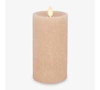 Luminara - Flameless LED Battery Operated Flickering Pillar Candles - Irish Cream - Pack of 1-3x6.5 - Realistic Moving Flame Real Wax Indoor/Outdoor