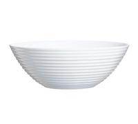 Luminarc 06453 Harena Salad Bowl 27 cm Glass, White, 27 x 27 x 10 cm