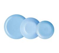 Luminarc 0883314737059 Glass Dinnerware Set, Opal, Blue