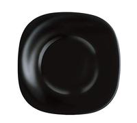 Luminarc 19 cm Carine Glass Dessert Plate, Black