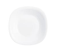 Luminarc 22.5 cm Carine Glass Soup Plate, White, 1 Piece