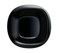 Luminarc 26.5 cm Carine Glass Dinner Plate, Black - 1 Plate