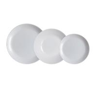 Luminarc 736649 Arc Diwali Dinner Set, Opal,Grey,18-Piece