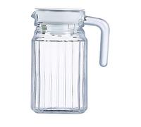 Luminarc ARC International Quadro Jug with White Lid Pitchers, 16 3/4-Ounce