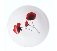 Luminarc Arcopal Bertille Soup Plate, 20cm, Red/White Floral