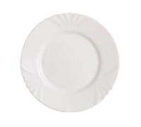 Luminarc Cadix 19.5Cm Opal Glass White Side Food Server Plate