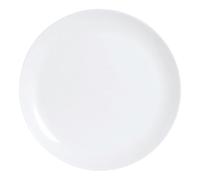 Luminarc Dajar Diwali Dinner Plate 25 cm, Glass, White, 25 cm