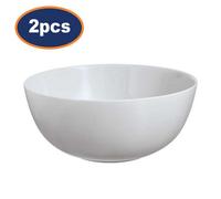 Luminarc Diwali 15Cm Opal Glass Grey Mixing Salad Cereal Bowl Food Server 2Pcs
