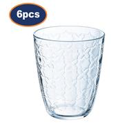 Luminarc Drinking Glass Tumbler Concepto Riad Clear Durable Drinkware 300Ml 6Pcs