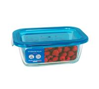 Luminarc Food Container Glass With Lid Storage Plus Airtight Lunch Box Meal 38cl