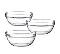 Luminarc Glass 6.5 Inch Stackable Round Bowl, Set of 6