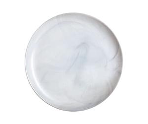 Luminarc Gray Plate 25cm Diwali Marble