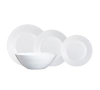 Harena Opal Tableware 19 Piece White Kitchen Dinning Dinner Set