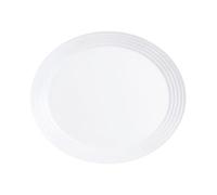 LUMINARC Harena Oval Platter 33cm White - 1 piece