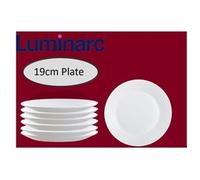 Luminarc Harena Dessert Plate 19 cm, Glass, White