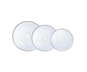 Luminarc Pampille Clear Glass Tableware 18 Pieces - 6 People Transparent