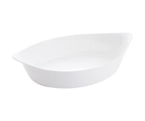 Luminarc - Smart Cuisine Carine Oval 250°C - Innovative Glass Oven Dish - Lightweight and Extra Durable - Easy to Clean - Made in France - Dimensions 38 x 23 cm