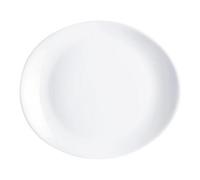 Luminarc Steak Plate Oval Opal Large White Dishwasher Safe Microwave Safe 30Cm