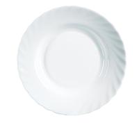 Luminarc Trianon White Soup Plate 23cm (pack of 6)