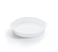 Luminarc - White Smart Cuisine Carine 250°C - Innovative Glass - Lightweight and Extra Resistant - Easy to Clean - Made in France - Dimensions: 28 cm
