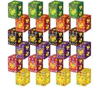 Luminary Bags 24 Pack 6 Styles Sugar Skull Hollow Out Candle Holder Paper Lantern Bags for Parties Festivals Halloween Diwali Decorations Table Candle Display No LED