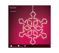 Lumineo 37cm Micro LED Metal Frame Snowflake