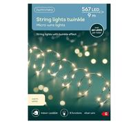 Lumineo 567 Warm White Micro LED Extra Dense Twinkle Lights (9m)