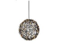 Lumineo Black Wire Christmas Ball Light Micro Led Classic Warm Battery Light 15Cm