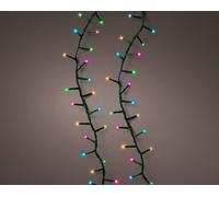Lumineo Christmas Tree Lights Compact LED Twinkle Mains 8 Function Timer Outdoor
