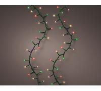 Lumineo Christmas Tree Lights Compact LED Twinkle Mains 8 Function Timer Outdoor