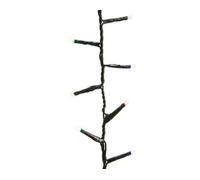 Lumineo Christmas Tree Lights Compact LED Twinkle Mains 8 Function Timer Outdoor