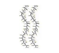 Lumineo Excellent Twin Fairy Lights 960 LED 15 m Warm White - 8 Light Functions & Timer 8 h, IP44 Weatherproof, 20 m Total Length Including 5 m Cable, LED Christmas Lighting for Indoor and Outdoor Use