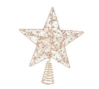 Lumineo Gold Micro LED Warm White Star Tree Topper