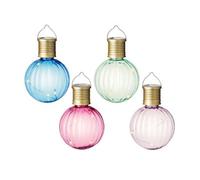 4 Bright Coloured Hanging Solar Lights - Multi