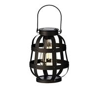 Lumineo Set of 3 Vintage Solar LED Garden Lights - Black, Not Water Resistant