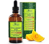 LUMINER - 100ml Face Serum with Hyaluronic Acid, Natural Anti-Wrinkle Formula Enriched with Snail Slime, Aloe Vera and Vitamin C-E, Moisturizing and Plumping Eye Contour