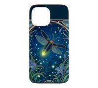 Luminescent Firefly Art Nouveau Insect Case for iPhone 13 Pro Max