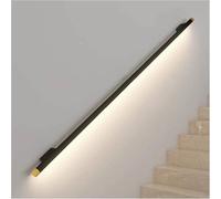 Luminescent Wall Mounted Safety Handrail, Aluminum Alloy Stair Rail Kit for Enhanced Bathroom and Corridor Safety