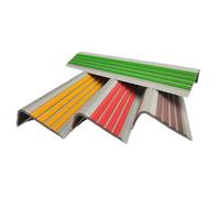 LuminescentDream 1.2 Meters Treads Edge Protector,Anti-Slip Stair Edging Strip,Self Adhesive,Flexible PVC Rubber,Luminous Strips,wear-resistant,Sawtooth Groove