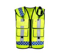 LuminescentDream Hi Vis Vests,Reflective Cycling Gilet,with Reflective Vinyl Banding,Zipper Vest With Multiple Pockets,For Cyclists,car Drivers,roadside Assistance