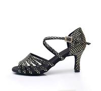 LuminescentDream Ladies Latin Dancing Shoes,Indoor Open-Toed Stilettos High Heels,Salsa Tango Waltz Social Dance Shoes,Breathable And Comfortable For Girls Women