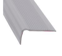 LuminescentDream Non Slip Step Trim,Bullnose Self Adhesive Stair Anti Slip Nosing,100 X 40 MM L-Shape,Waterproof Wear Resistant,Rubber Fireproof,For Steps