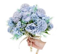 LuminescentDream Realistic Flower,Artificial Bunches Peony Flowers,Available In 2,4,or 6 Pack Options,UV Resistant,No Fading,for Garden,Floral Arrangement,Home,Wedding