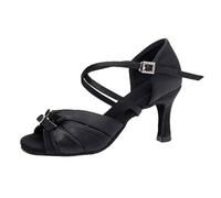 LuminescentDream Women Latin Dance Shoes,Indoor Stilettos High Heels,Ballroom Salsa Open Toe Dancing Shoes,Wedding Party Sandals,for Dance Teachers And Students