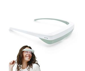 Luminette 3 Light Therapy Glasses - Wearable Light Therapy Lamp - Blue Enriched White LED Sun Lamp - Natural Relief for Sleep Problems & Jet Lag (Green)