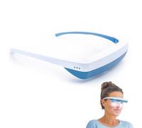 Luminette 3 Light Therapy Glasses, Wearable Light Therapy Lamp, Natural Relief for Sleep Problems, Morning Alertness, Jet Lag, Seasonal Mood Disorders, Portable Daylight Lamp Blue - Original Blue