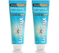 Lumineux Oral Essentials Teeth Whitening Toothpaste 2 PCK | Certified Non Toxic | Sensitivity Free | Fluoride Free | Whiter Teeth in 7 Days | NO Artificial Flavors, SLS Free, Dentist Formulated